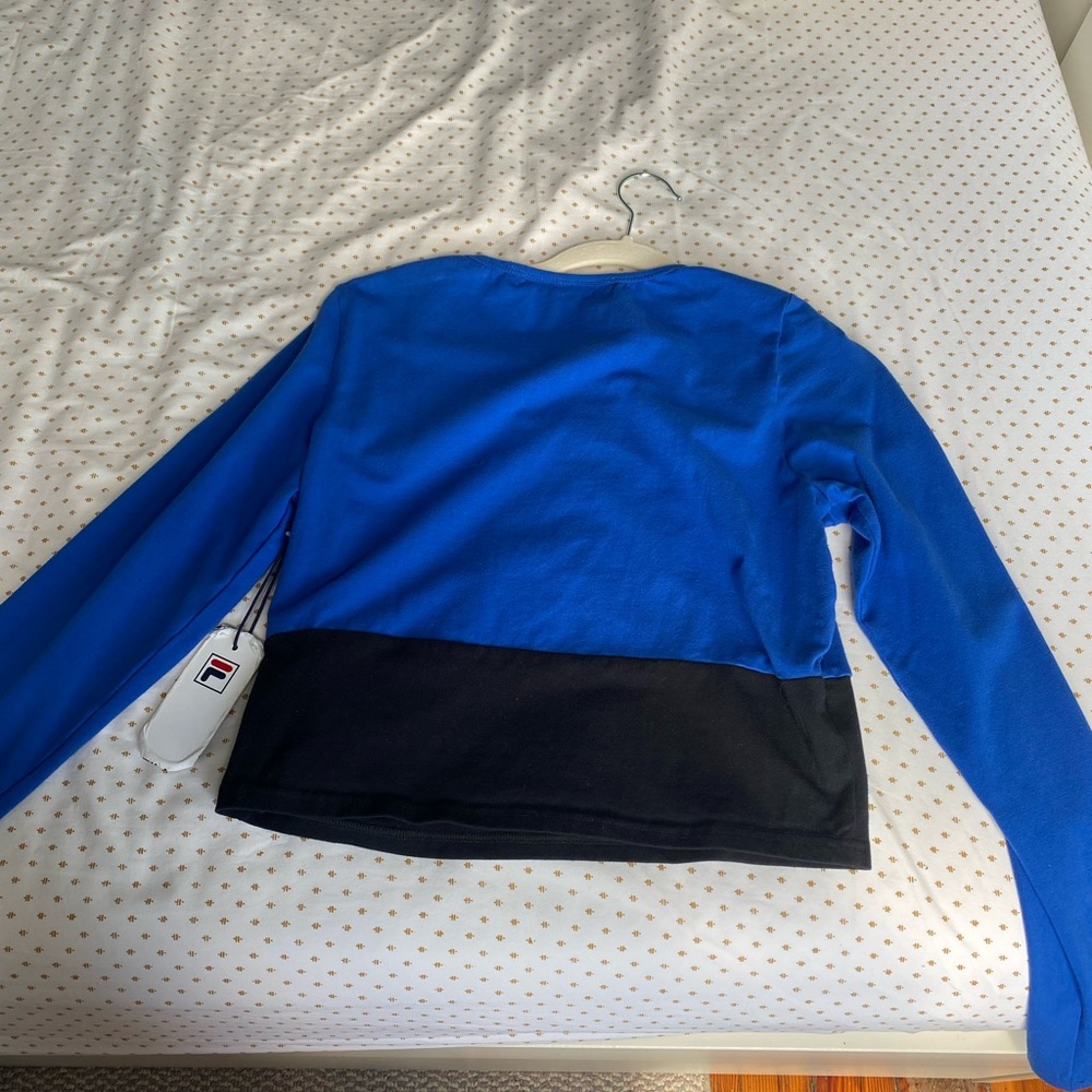 NEW FILA LONG SLEEVE CROP TOP